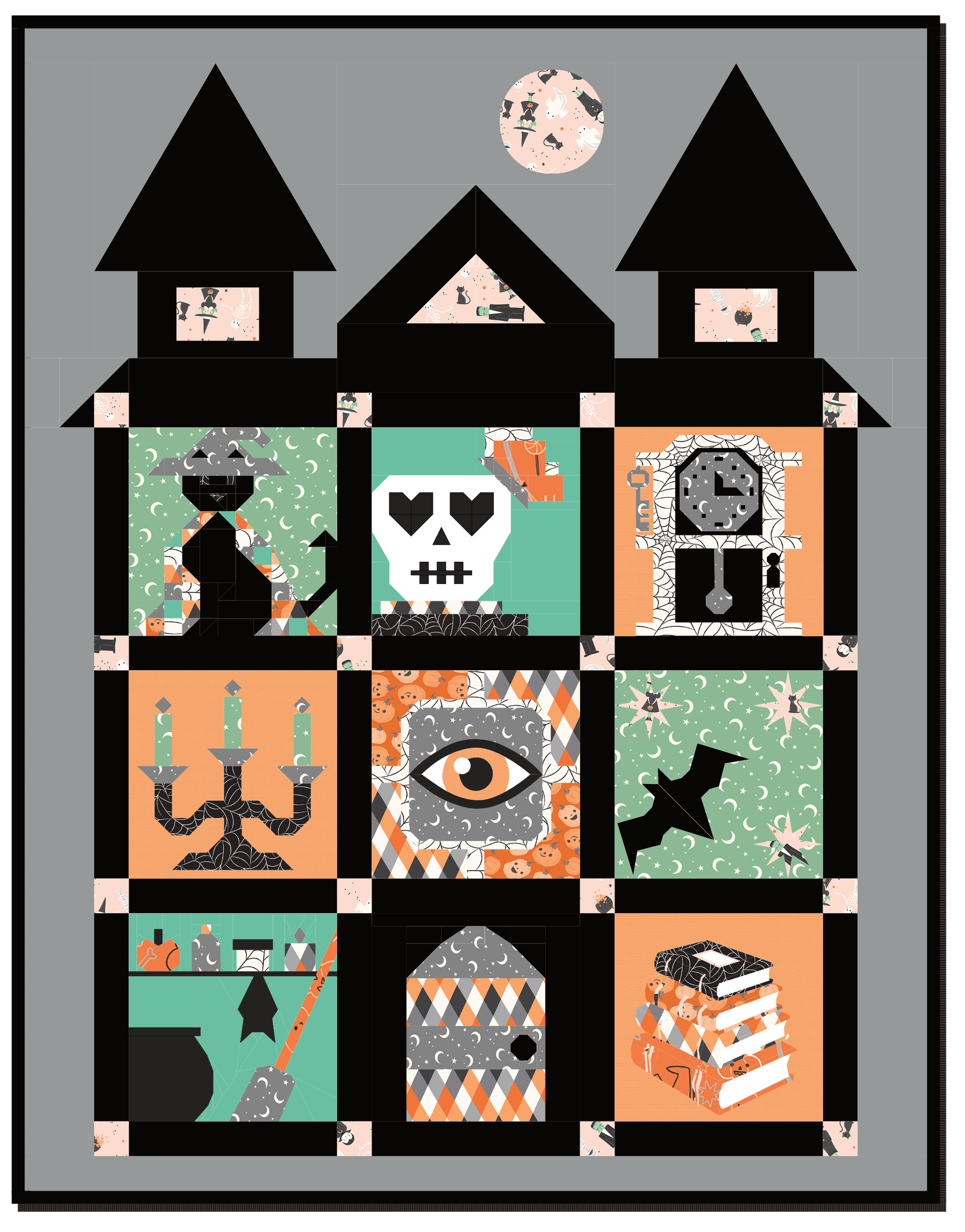 The Forgotten Rooms Quilt Kit – Frank and Friends