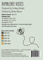 Bumblebee Kisses Cross Stitch Pattern