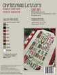 Christmas Letters Cross Stitch Pattern