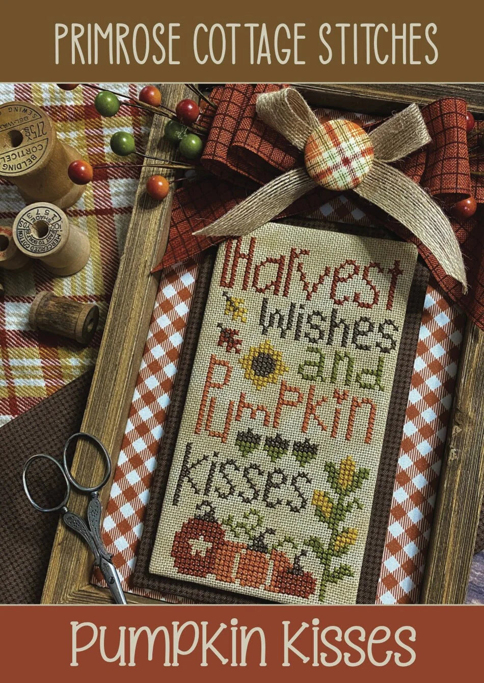 Pumpkin Kisses Cross Stitch Pattern