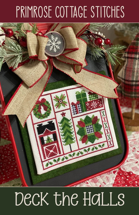 Deck the Halls Cross Stitch Pattern