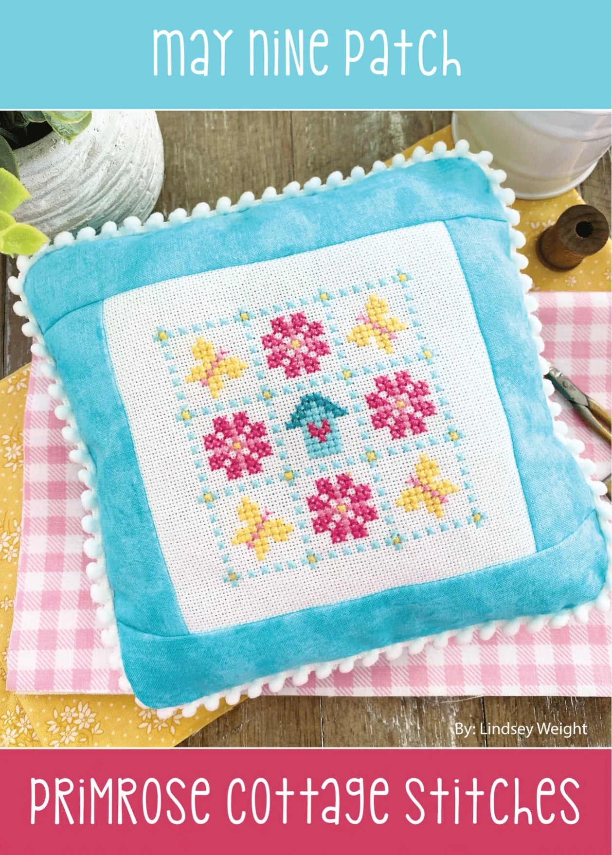 May Nine Patch Cross Stitch Pattern
