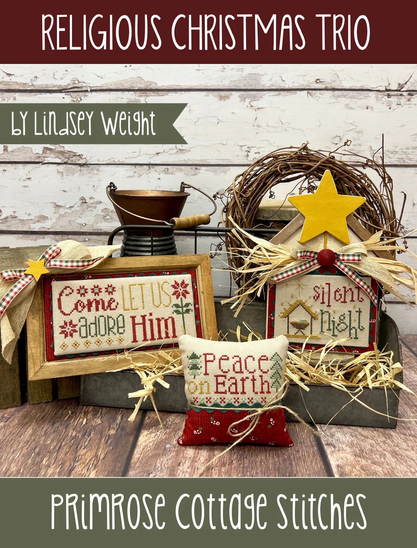 Religious Christmas Trio Cross Stitch Pattern