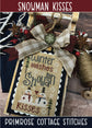 Snowman Kisses Cross Stitch Pattern