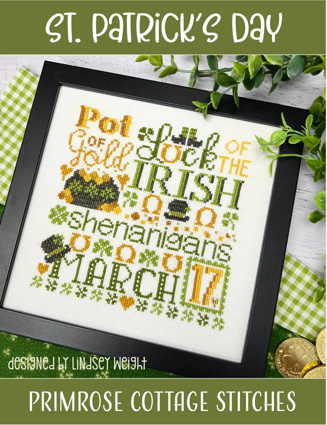 St. Patrick's Day Cross Stitch Pattern