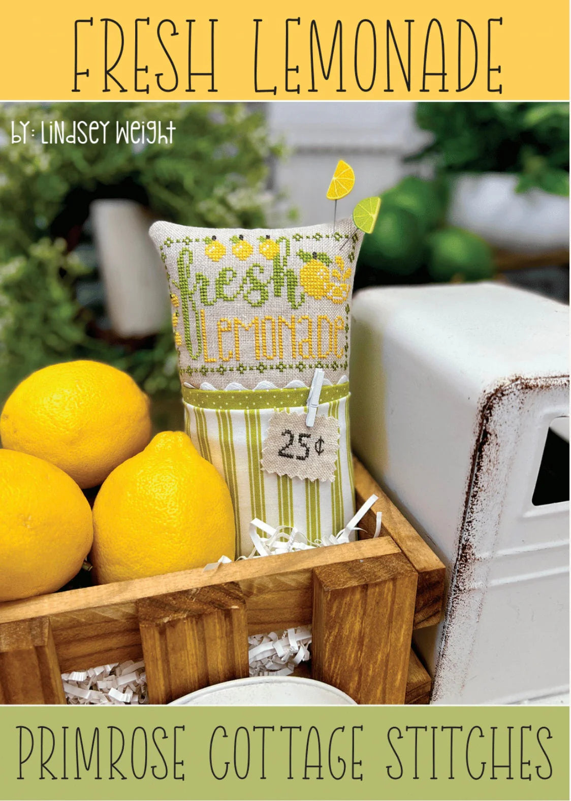 Fresh Lemonade Cross Stitch Pattern