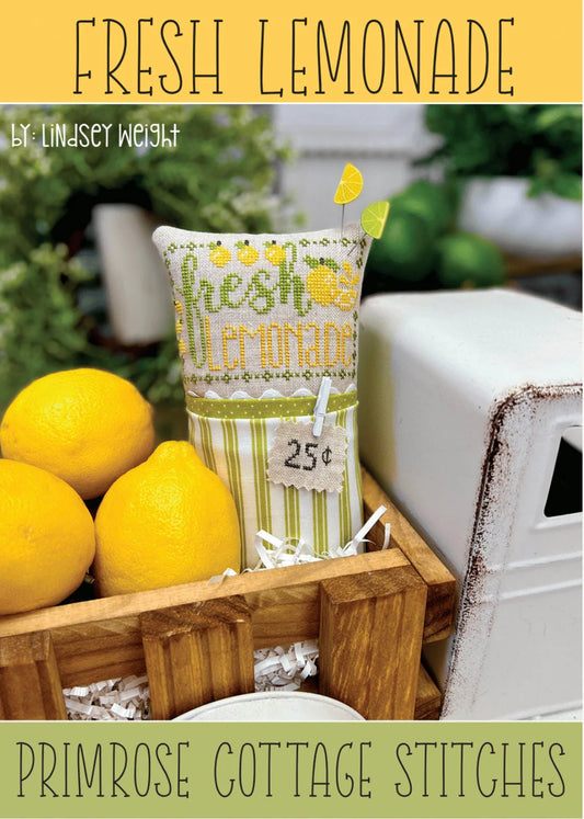 Fresh Lemonade Cross Stitch Pattern