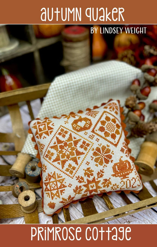 Autumn Quaker Cross Stitch Pattern