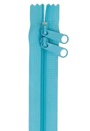 By Annie 30" Double Slide Zipper – Parrot Blue