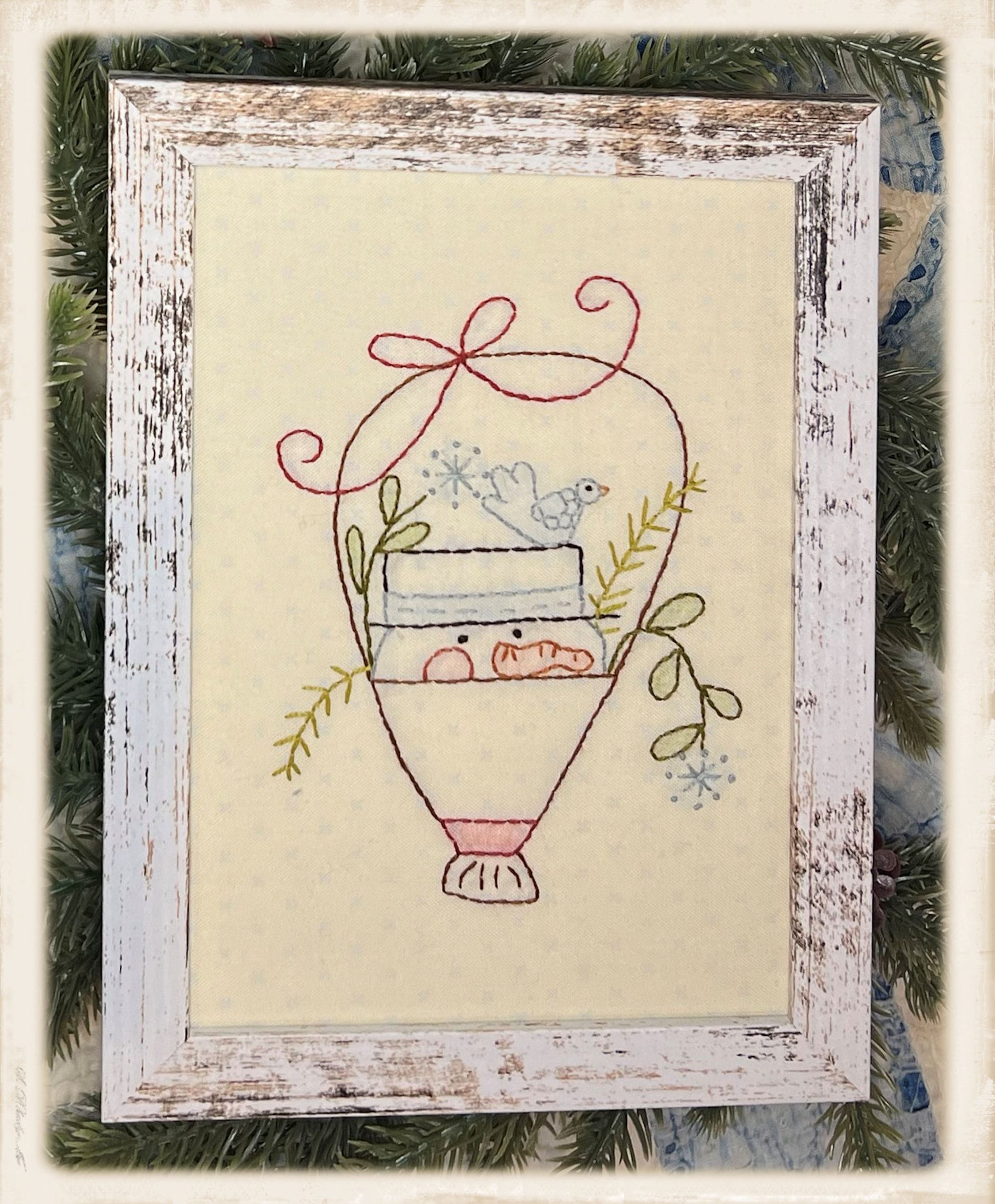 A Tisket A Tasket January Basket Embroidery Pattern – Plumcute